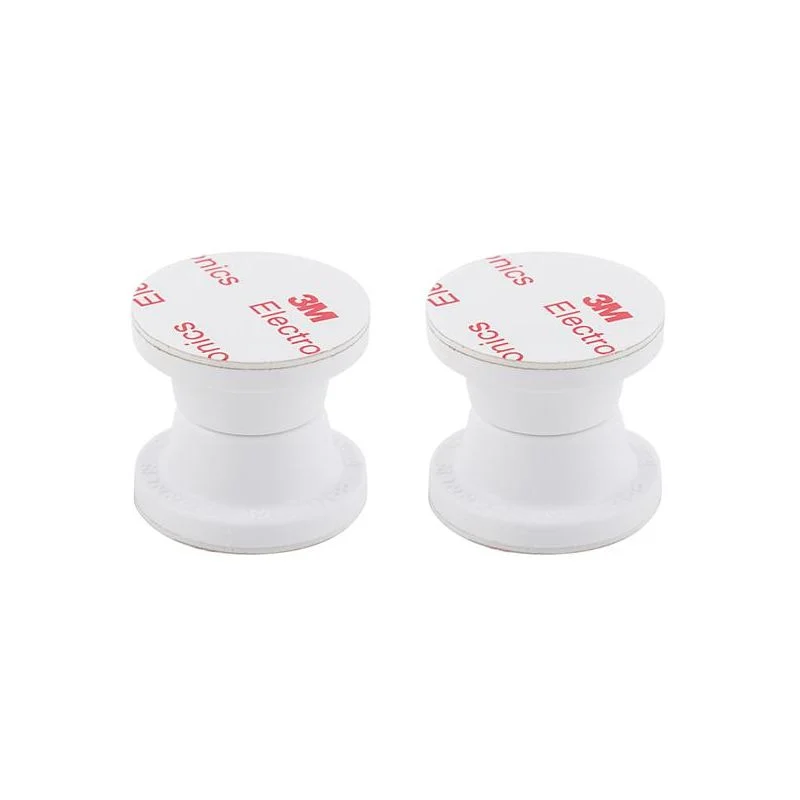 AP Products Polar White Magnetic Door Holdback-2 Sets