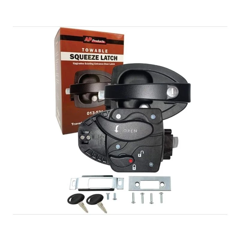 AP Products Bauer Squeeze Latch Entry Door Lock