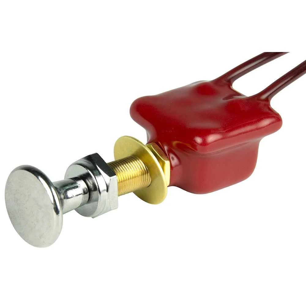 2-Position SPST Push-Pull Switch w/Wire Leads - OFF/ON