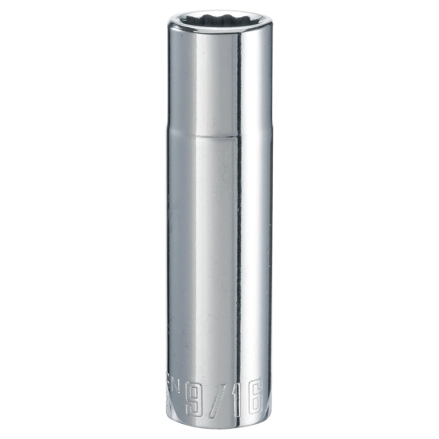 Craftsman 9/16 in. X 1/2 in. drive SAE 12 Point Deep Shallow Socket 1 pc