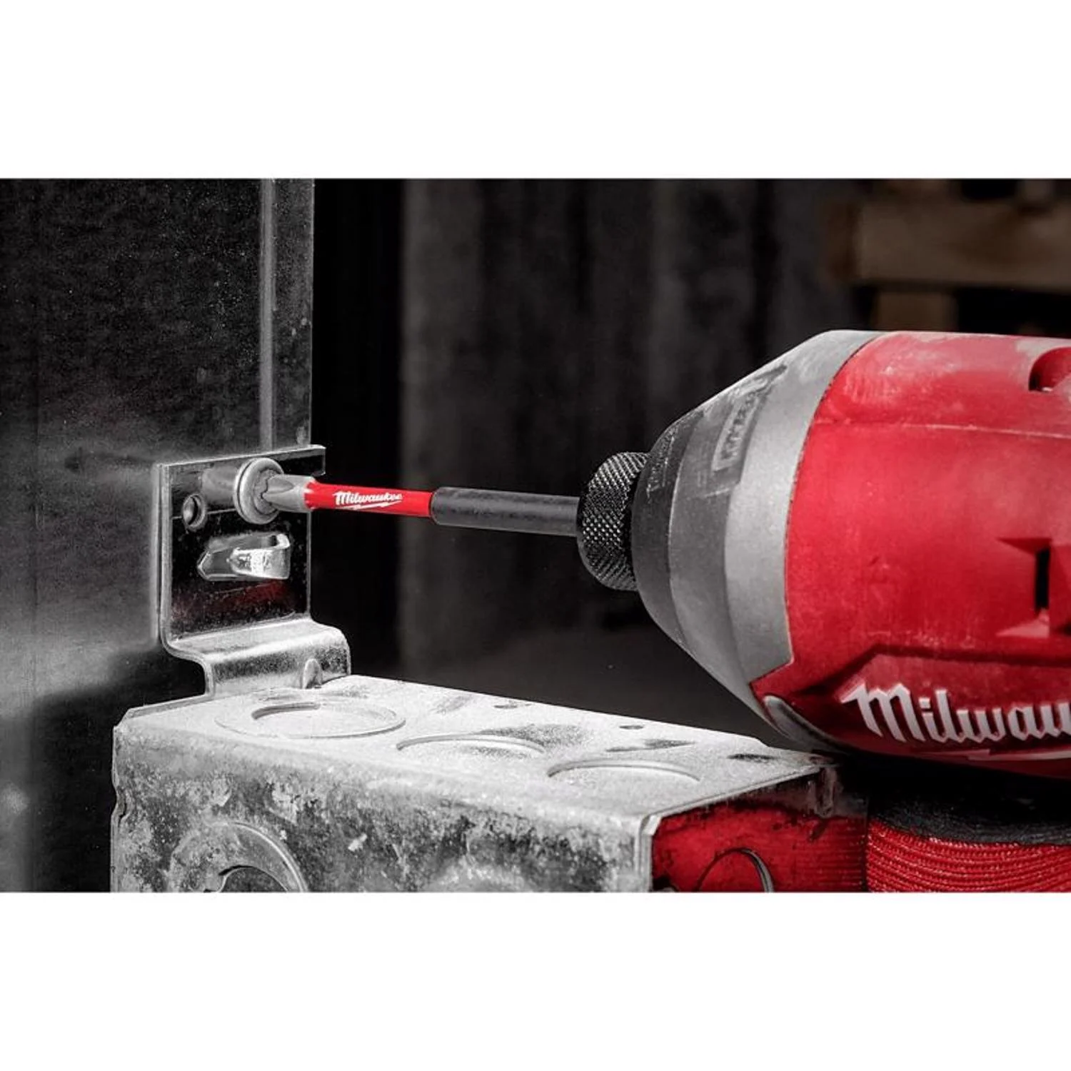 Milwaukee Shockwave Square #2 X 1 in. L Screwdriver Bit Steel 2 pk