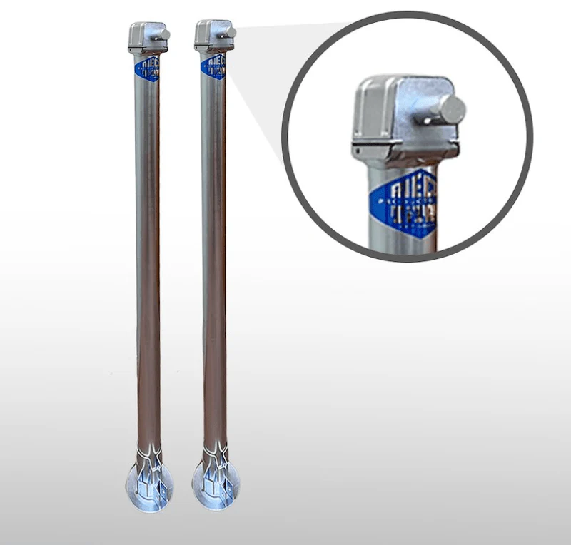 4-Corner Mechanical Jack - Zinc - Set/2