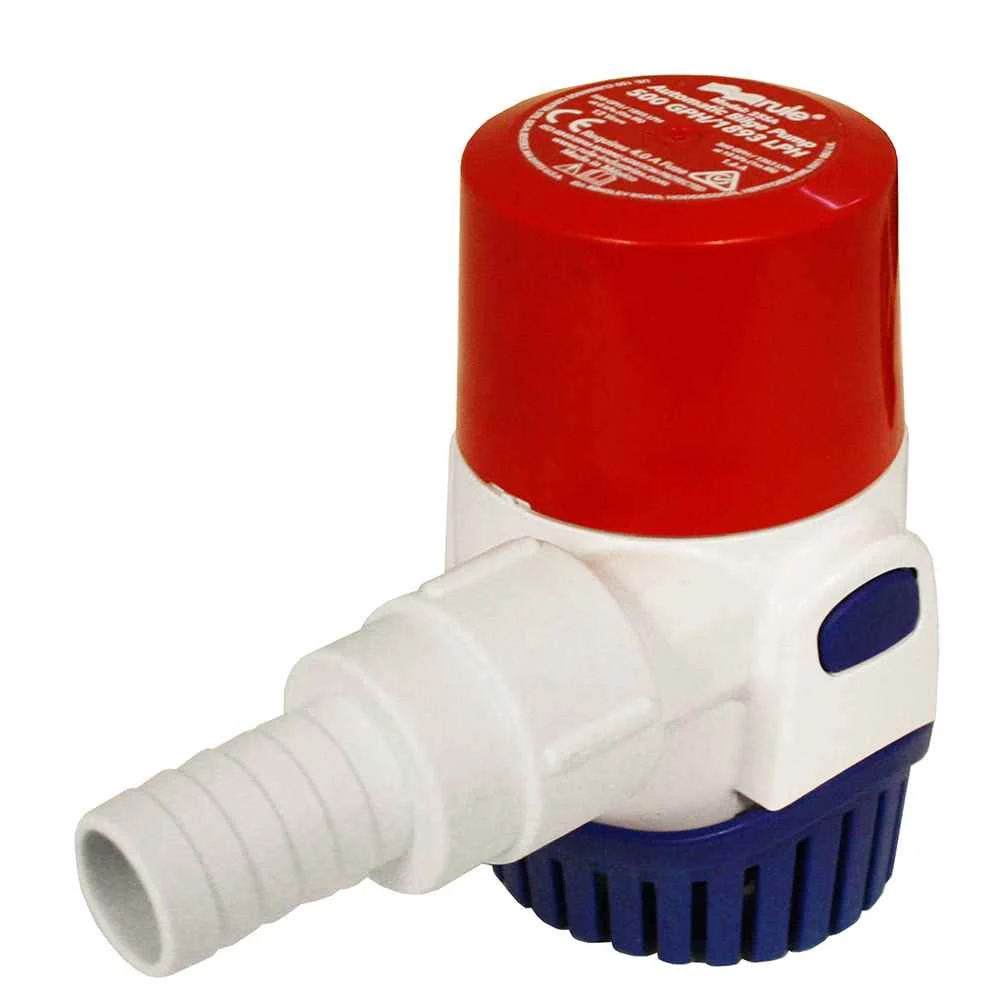 500GPH Electronic Sensing Bilge Pump - 12V