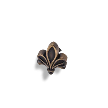 1-3/4" Overall Length Fleur De Lis Cabinet Knob