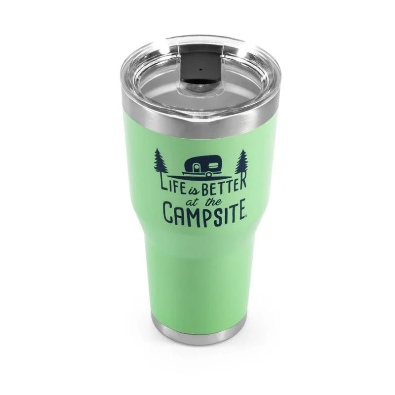 CAMCO Life is Better at the Campsite Green 30 oz Tumbler