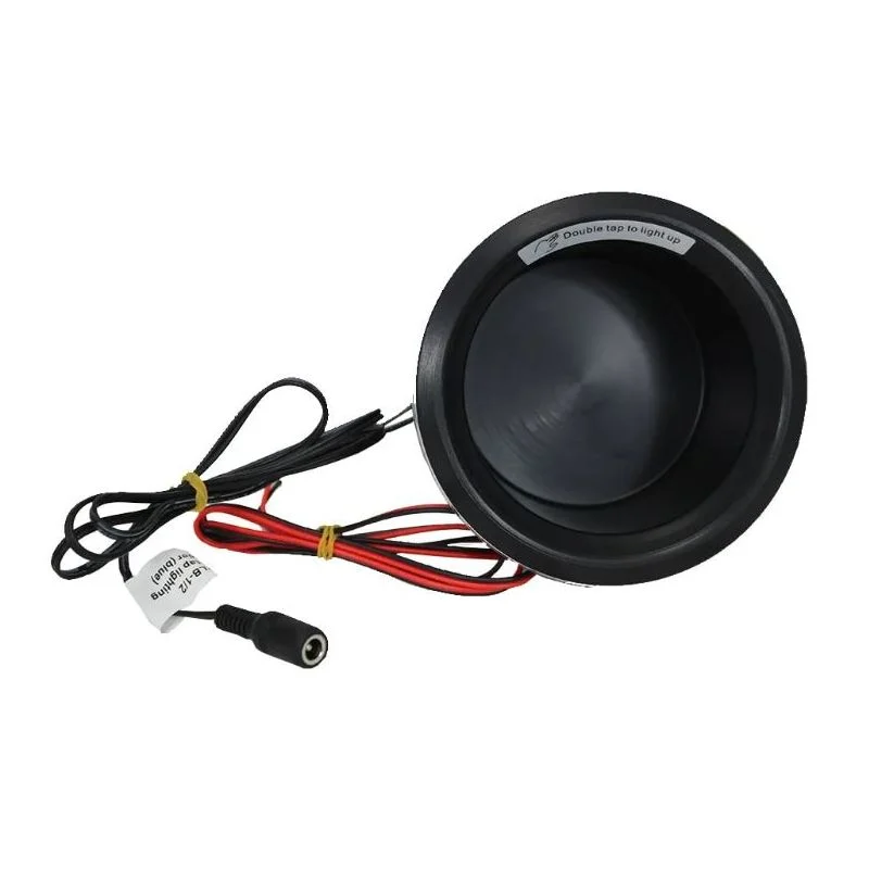 Lippert Components Double Tap Lighting Cupholder w/ White Light Ring