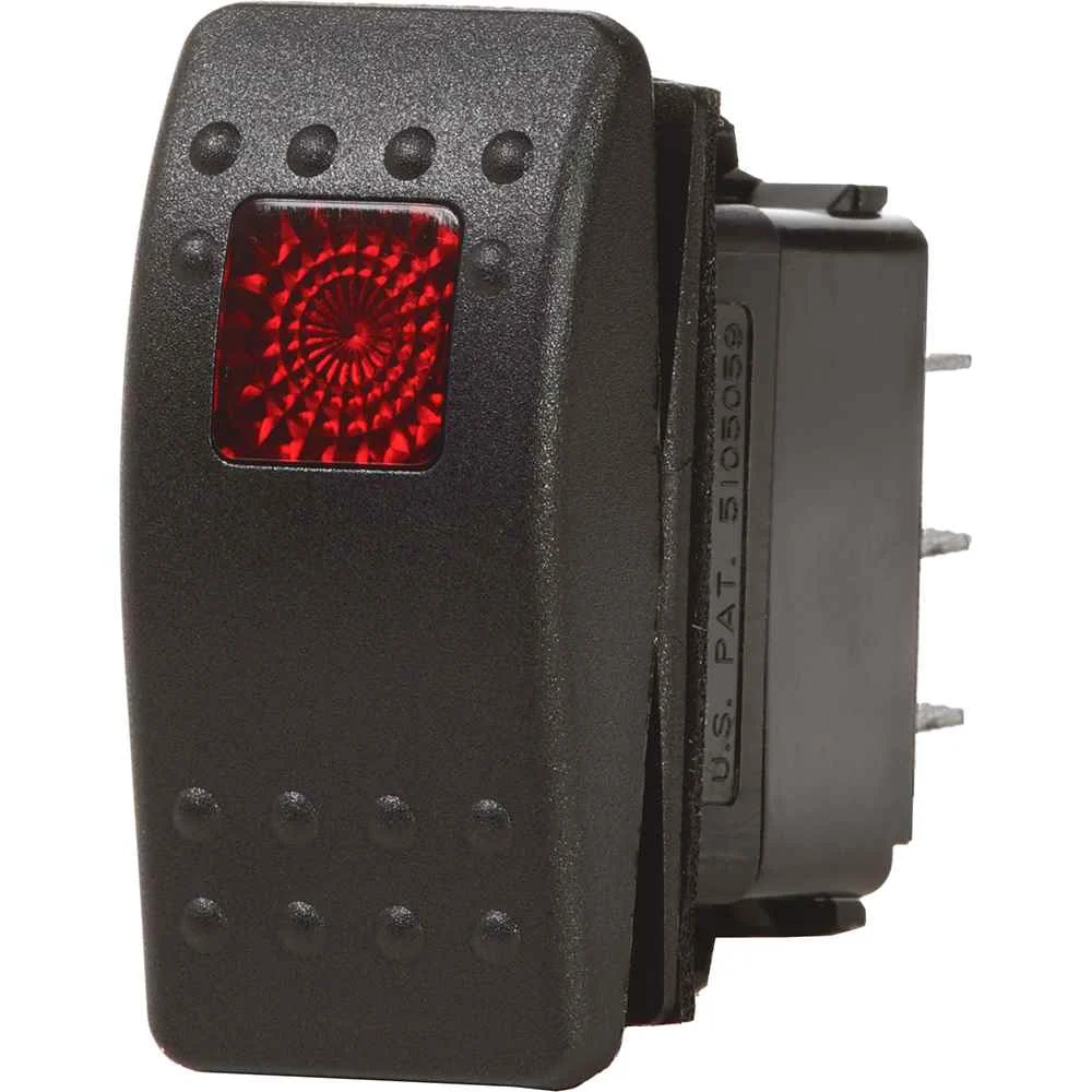 7929 Contura II Switch SPST Black - OFF-ON