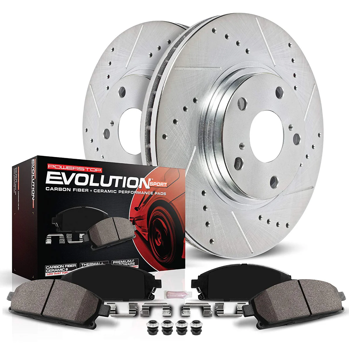 Power Stop K528 Front Z23 Evolution Brake Kit
