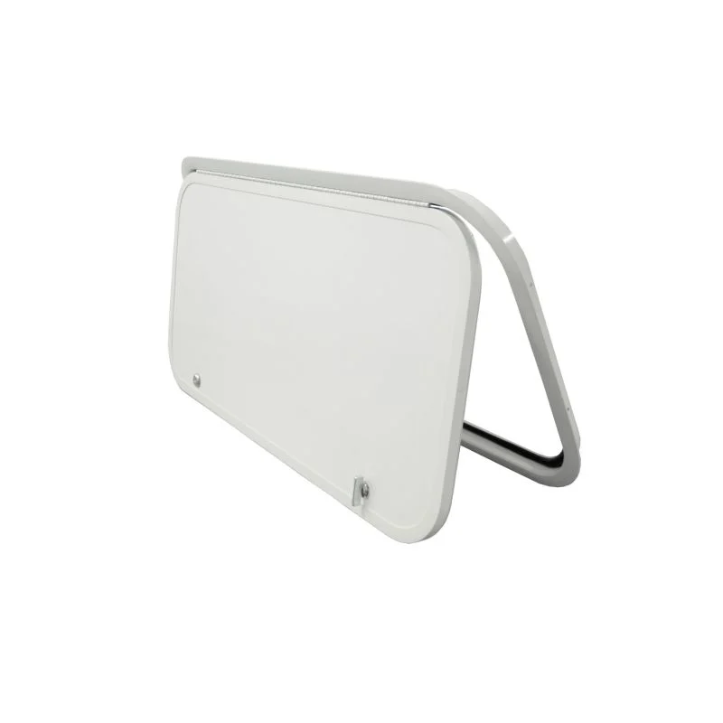 Lippert Components 62" W x 22" H Access Baggage Door w/ Radius Corners - Polar White