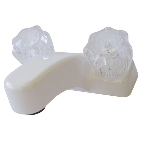 4" DECK FAUCET WHITE #203
