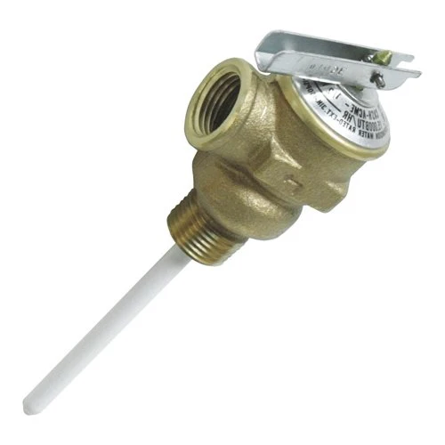 Camco 10471 T&P Valve 3/4"- w/4" Probe Coated 150psi