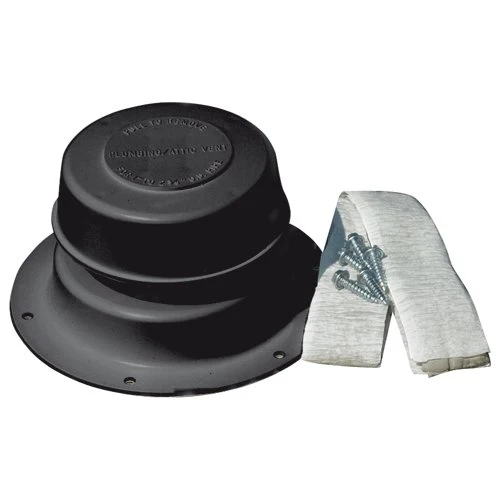 Camco 40138 Plumbing Vent Kit- Black