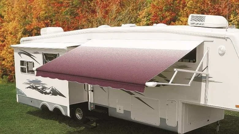 Carefree JU176B00 - 1Pc Fabric 17' Camel Fade with White Weatherguard