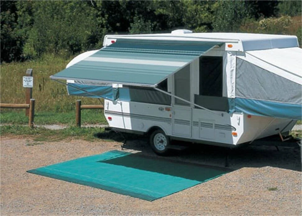 Carefree JU198C00 - 1Pc Fabric 19' Teal Awning with White Weatherguard