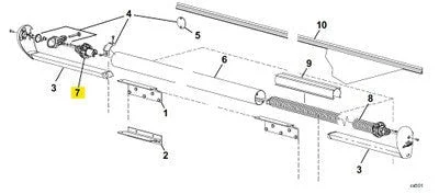 Carefree RV R012030-001 Alpine XL Spindle Assembly