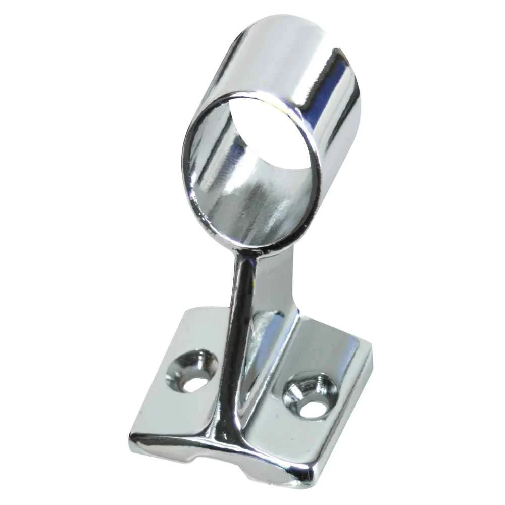 Center Handrail Stanchion - 316 Stainless Steel - 7/8" Tube O.D. - 2 10 Fasteners