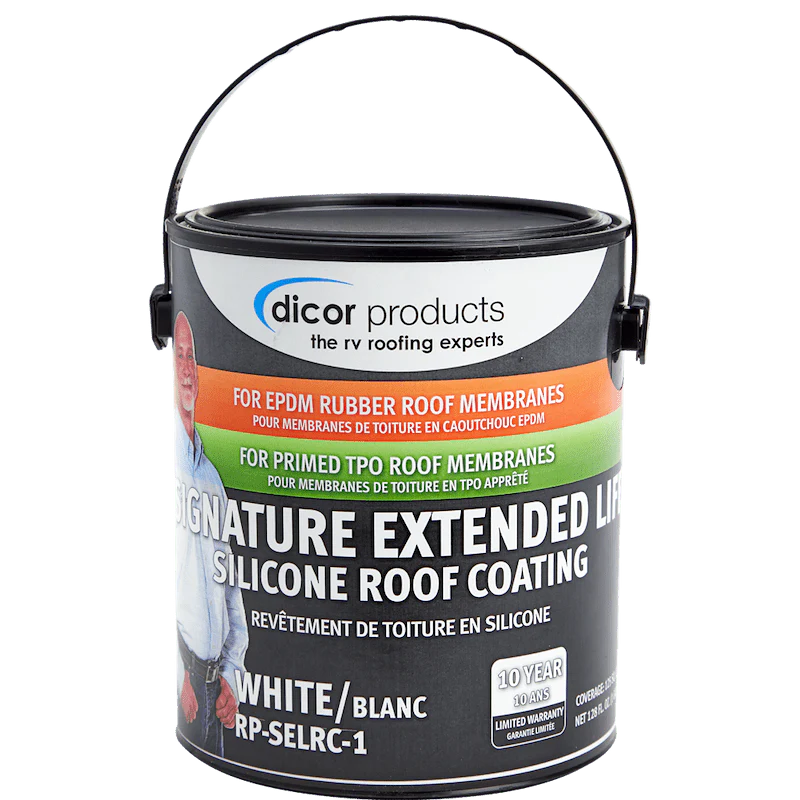 Dicor Corp. RP-SELRC-1 Rubber Roof Coating 1 Gal. - White