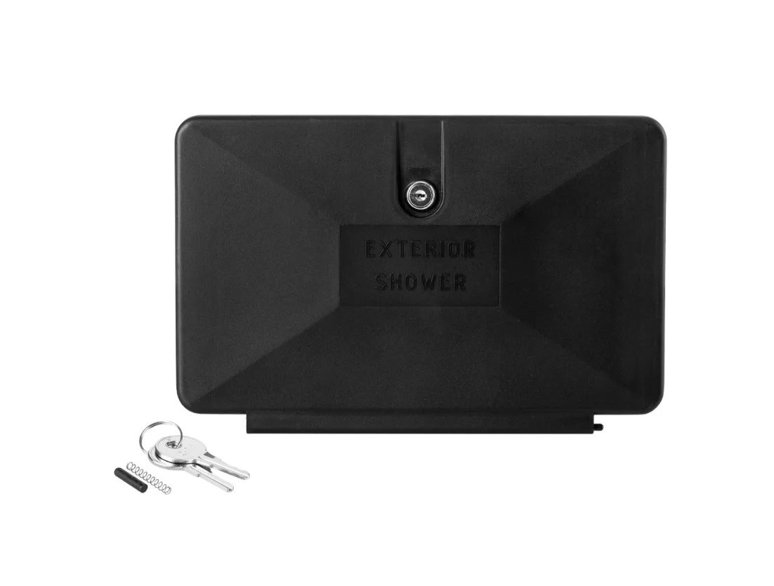 Dura Faucet DF-SA170D-BK Replacement Exterior Shower Door, Black