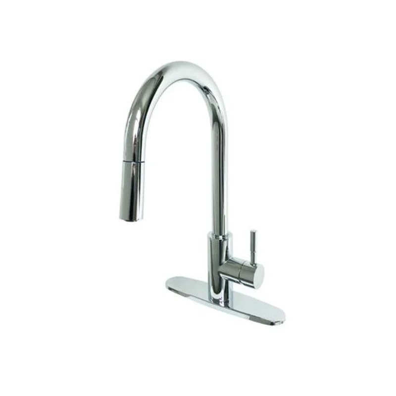 Empire Brass Metal Single Lever Hi-Arc Pulldown Kitchen Faucet