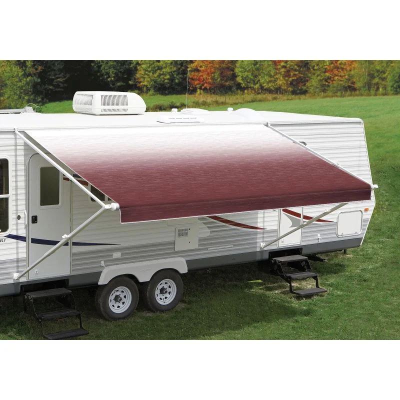 Carefree 14' Burgundy Fade Universal Vinyl Awning Fabric