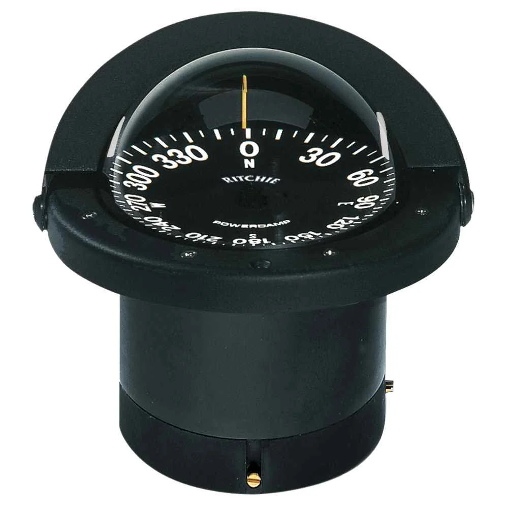 FN-201 Navigator Compass - Flush Mount - Black