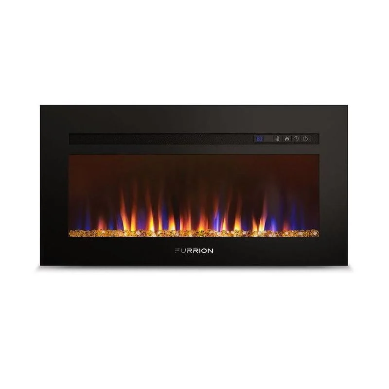 Furrion 30 Inch Electric Fireplace with Crystals