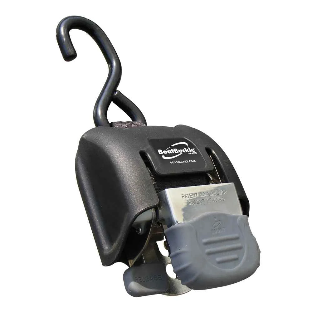 G2 Retractable Transom Tie-Down - 2"-43" - Pair - Stainless Steel