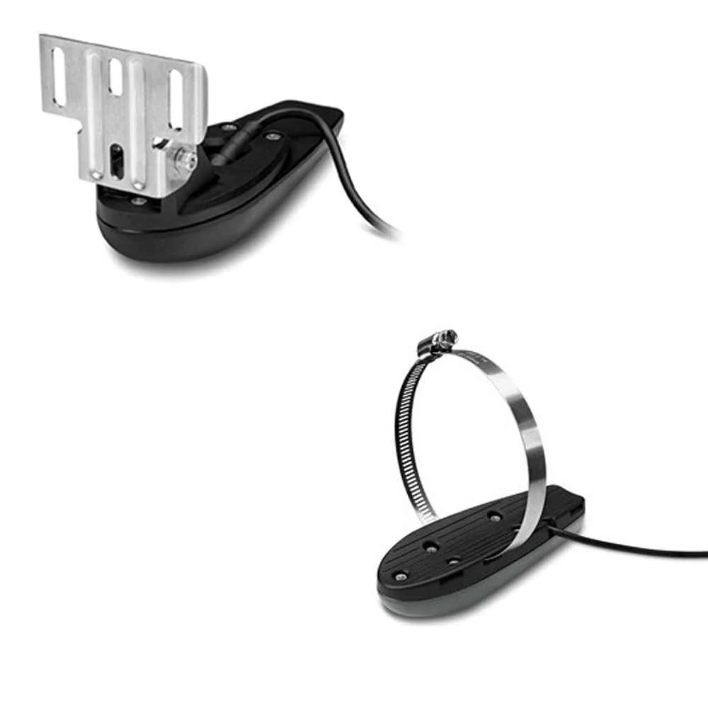 GT20-TM Transom Mount DownVu 500W (CHIRP 455/800kHz) Traditional 500W (77/200kHz) Transducer w/Temp - 8-Pin