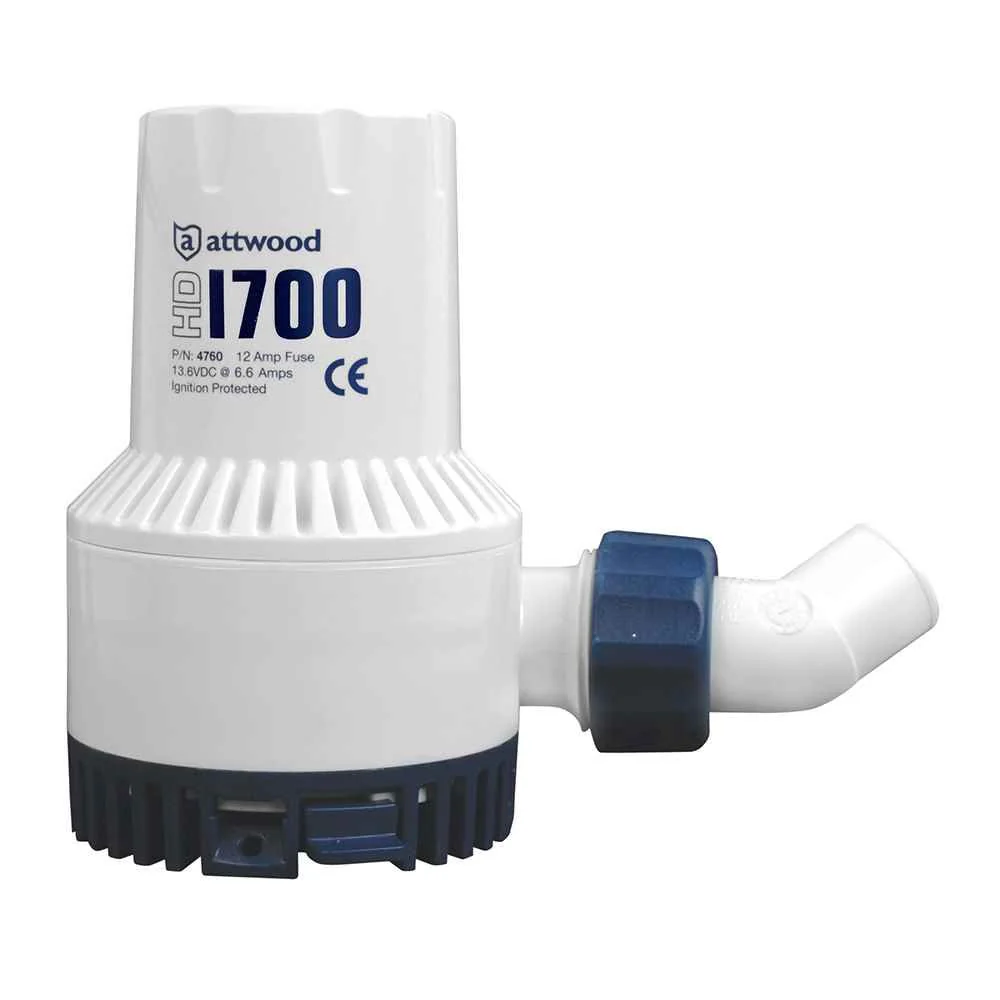 Heavy-Duty Bilge Pump 1700 Series - 12V - 1700 GPH