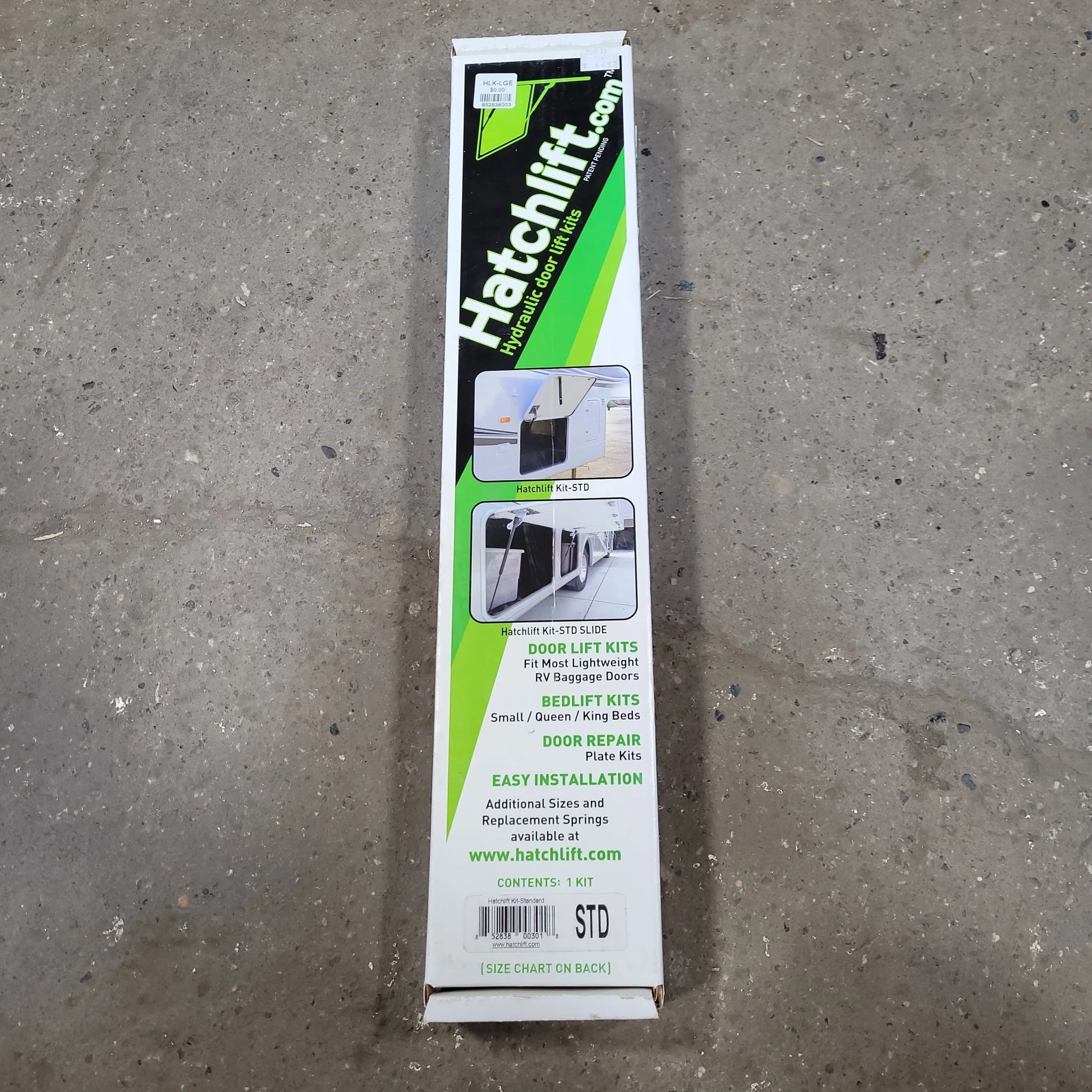 Hatchlift Kit- STD SLIDE HLK-LGE