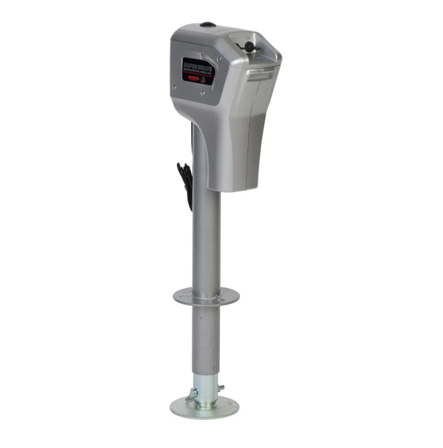 HUSKY TOWING Elect 5K Cap 18 Travel With 6 Drop Down Leg 3 HO LEDS With Remote Silver 82022