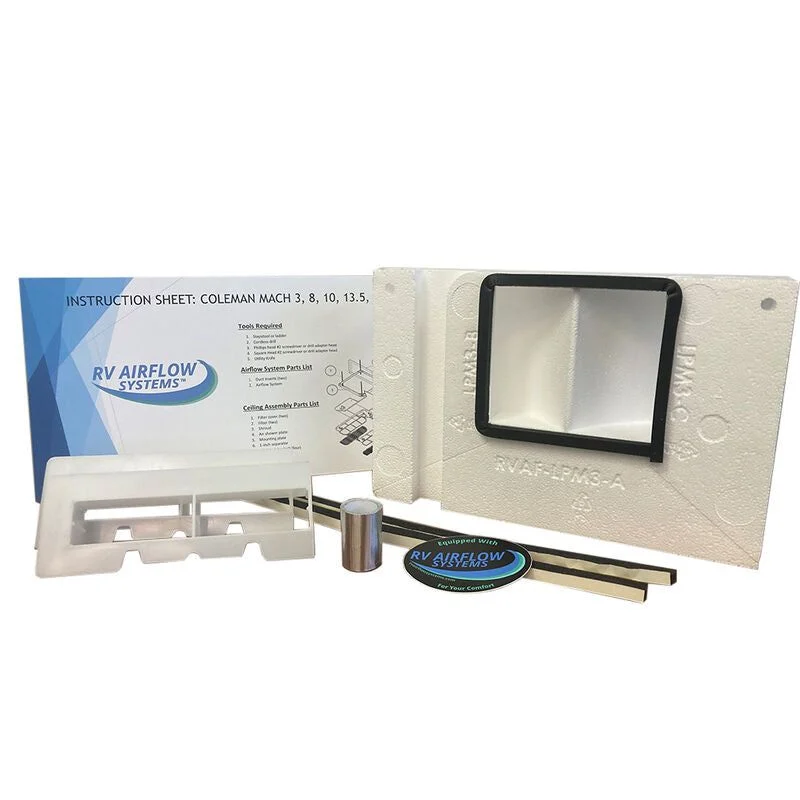 RV Airflow Systems forColeman Mach 3/ Mach 10/ Mach 15 Air Conditioner Models With Shallow Plenum