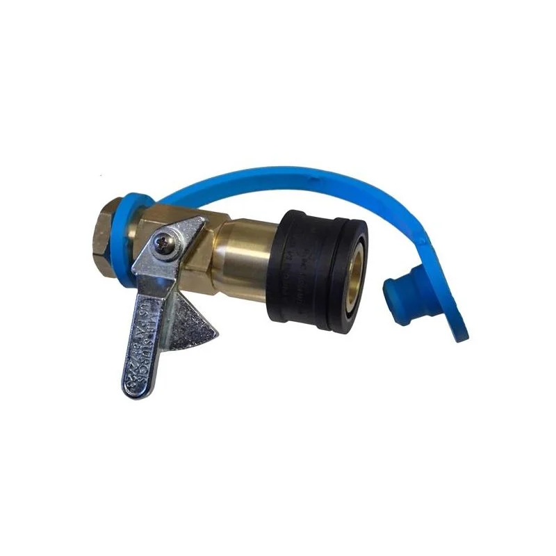 LP Gas Line Quick Disconnect Valve