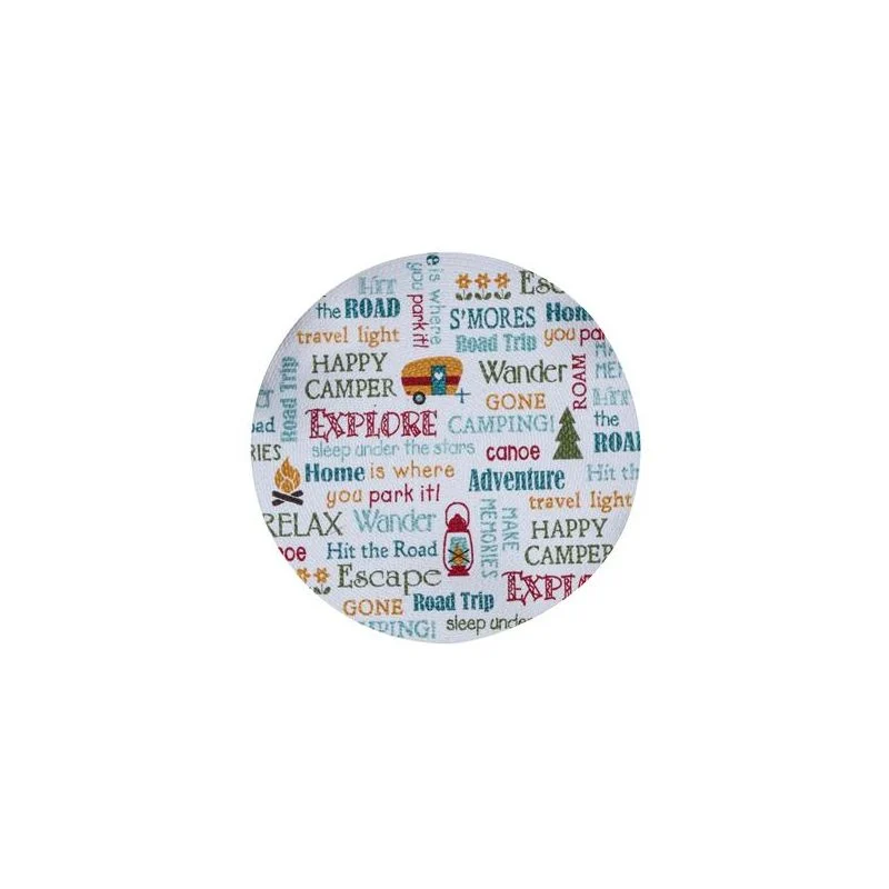 Kay Dee Designs Round Camping Theme Placemat