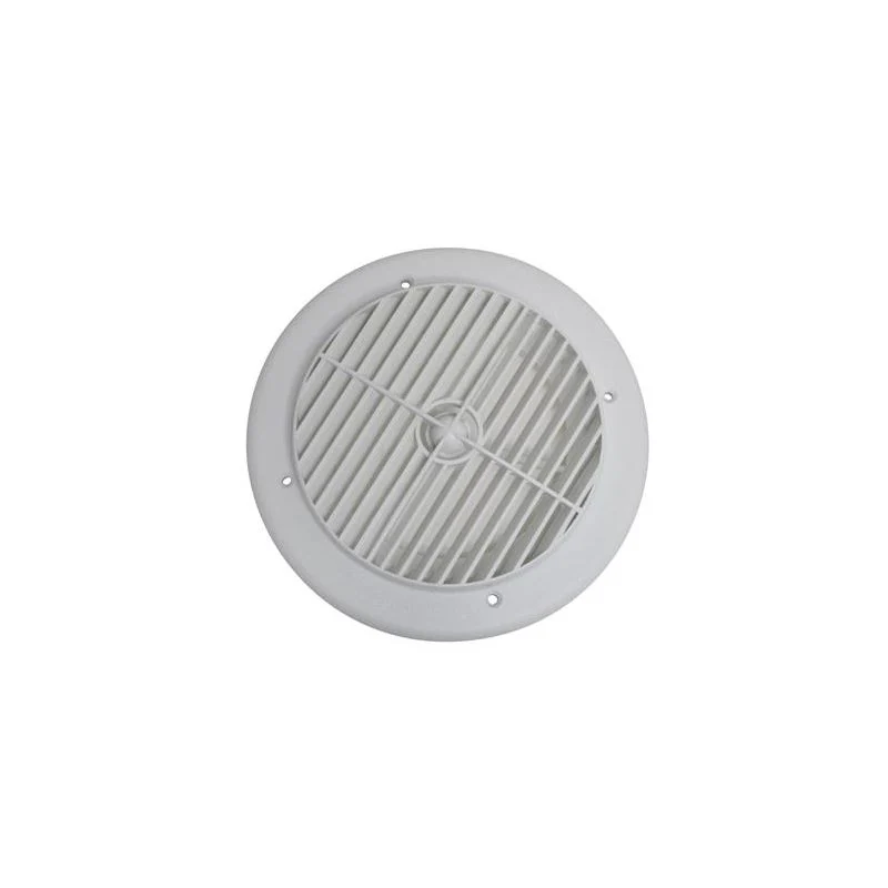 Heating & Cooling White Louvered Register