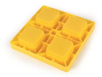Leveling Block Camco 44505 Use to Level RV While Parked, Interlocking Blocks, 8-1/4" Length x 8-1/4" x 1 Height, 4000 Pound Capacity, Plastic, Set of 10, With Storage Bag