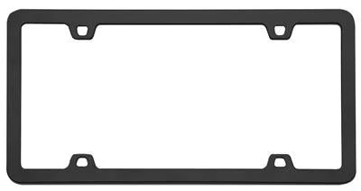 License Plate Frame Cruiser 15050 Neo, Without Design, Powder Coated, Black