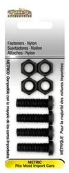 License Plate Mounting Hardware Cruiser 80150 Metric Nylon, Black