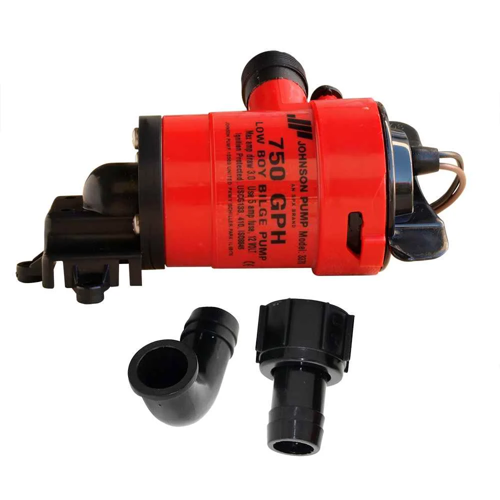 Low Boy Bilge Pump - 750 GPH - 12V