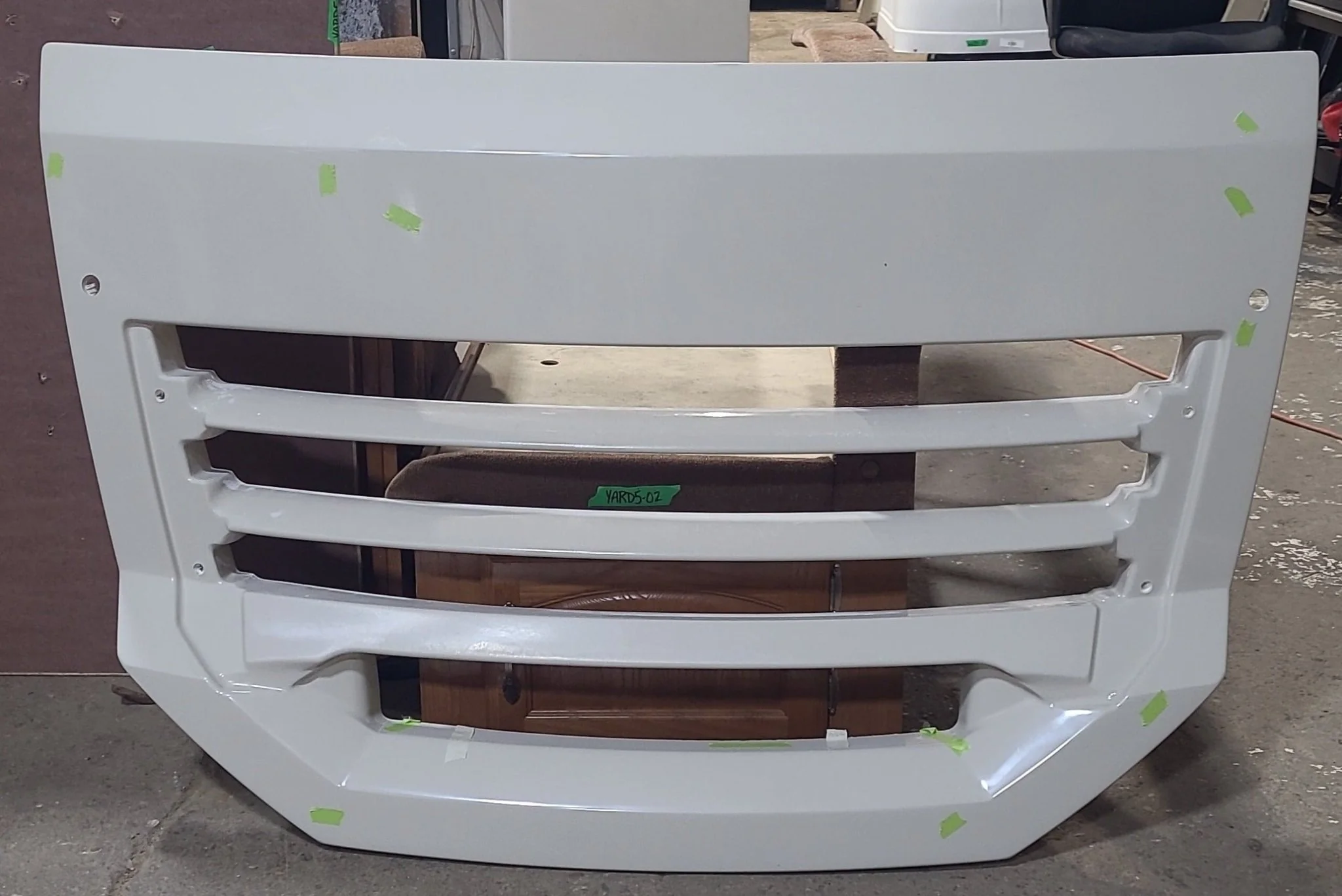 Motorhome Hood Panel - Fiberglass Panel Only, No Hardware - NO DECAL