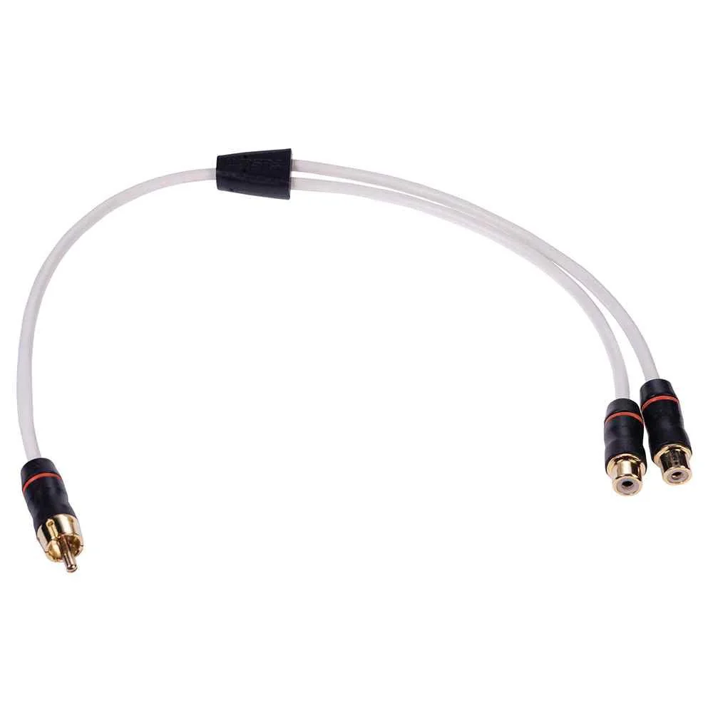 MS-RCAYF Premium RCA Splitter - 1 Male to 2 Female