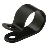 PEX Tubing Support Zurn QH1 1/4" Tubing Clamp, Black, Plastic, Single