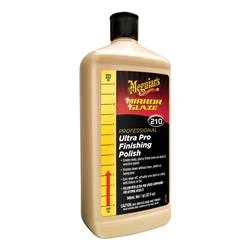 Polishing Compound Meguiars M21032 Mirror Glaze ; Use To Remove DA Haze Or Rotary Swirls And Leave A Flawless Finish; Liquid; White; 32 Ounce Bottle