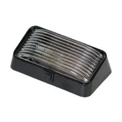 Porch Light Arcon 51308 Black Base With Clear Lens, 12 Volt, 5-3/4" x 3-1/2", With Switch
