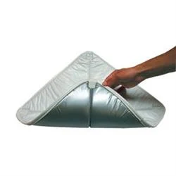 Roof Vent Cover Adco 7172 Interior Mount, Insulates And Blocks Sunlight/ Moonlight Or Street Light, For 14" x 14" Vents, 18" x 18", White/Silver