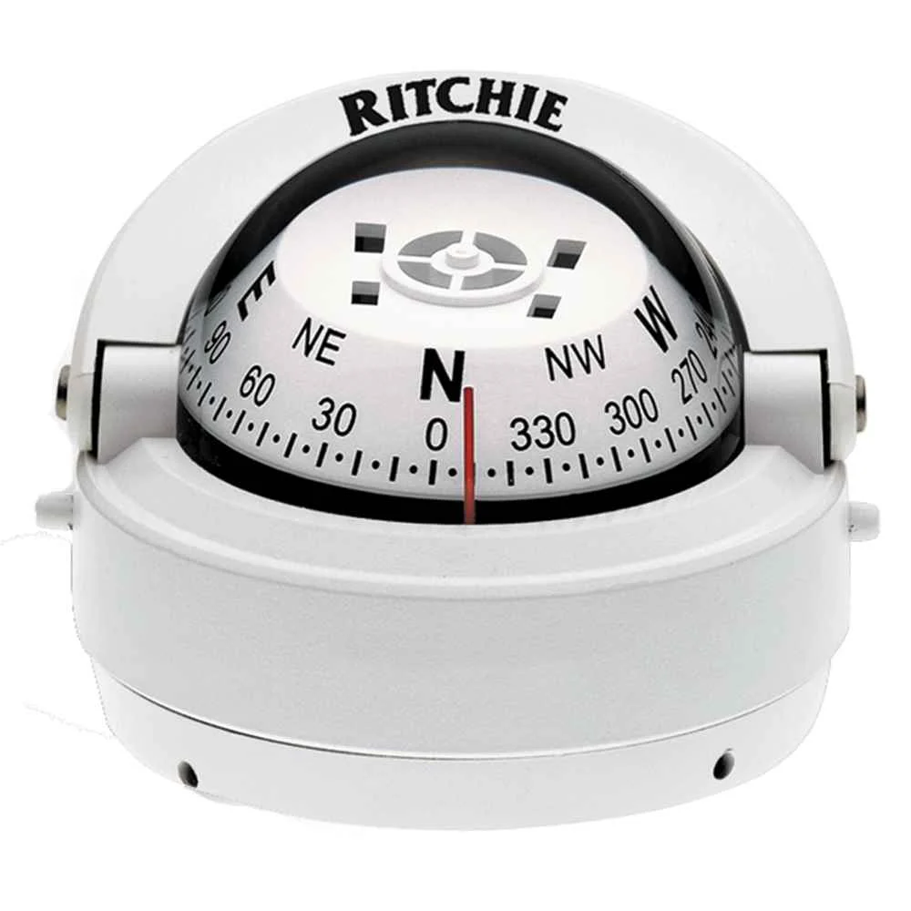 S-53W Explorer Compass - Surface Mount - White