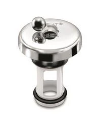 Sink Drain Stopper Strybuc P10-700 Flip-It Jr. , Fits 1-3/16" To 1-3/8" Drain Plug Hole, Chrome Plated