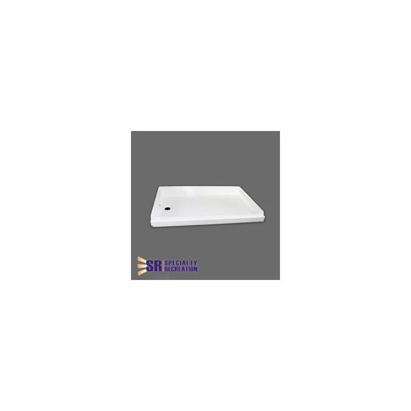 Specialty Recreation 32" x 24" Left Hand Drain Shower Pan - White