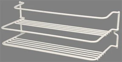 Spice Holder AP Products 004-506 Grayline , Used To Store Spice Jars In Kitchen, 11-1/2" Length x 4-3/8" Width x 3-3/4" Height, 2-Tier Shelf, White