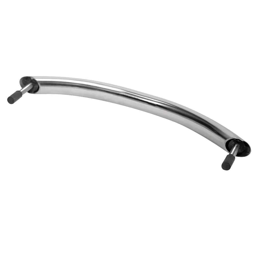 Studded Hand Rail - 304 Stainless Steel - 12"